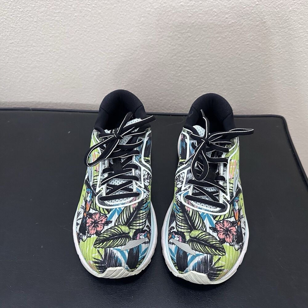 Brooks Adrenaline Running Shoes Womens 8 Medium B Floral Cushion Neutral - Picture 5 of 13